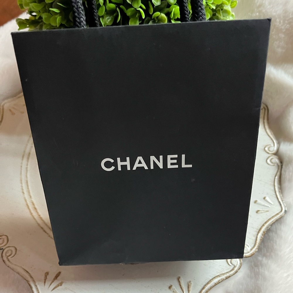 CHANEL Black Small Shopper Tote